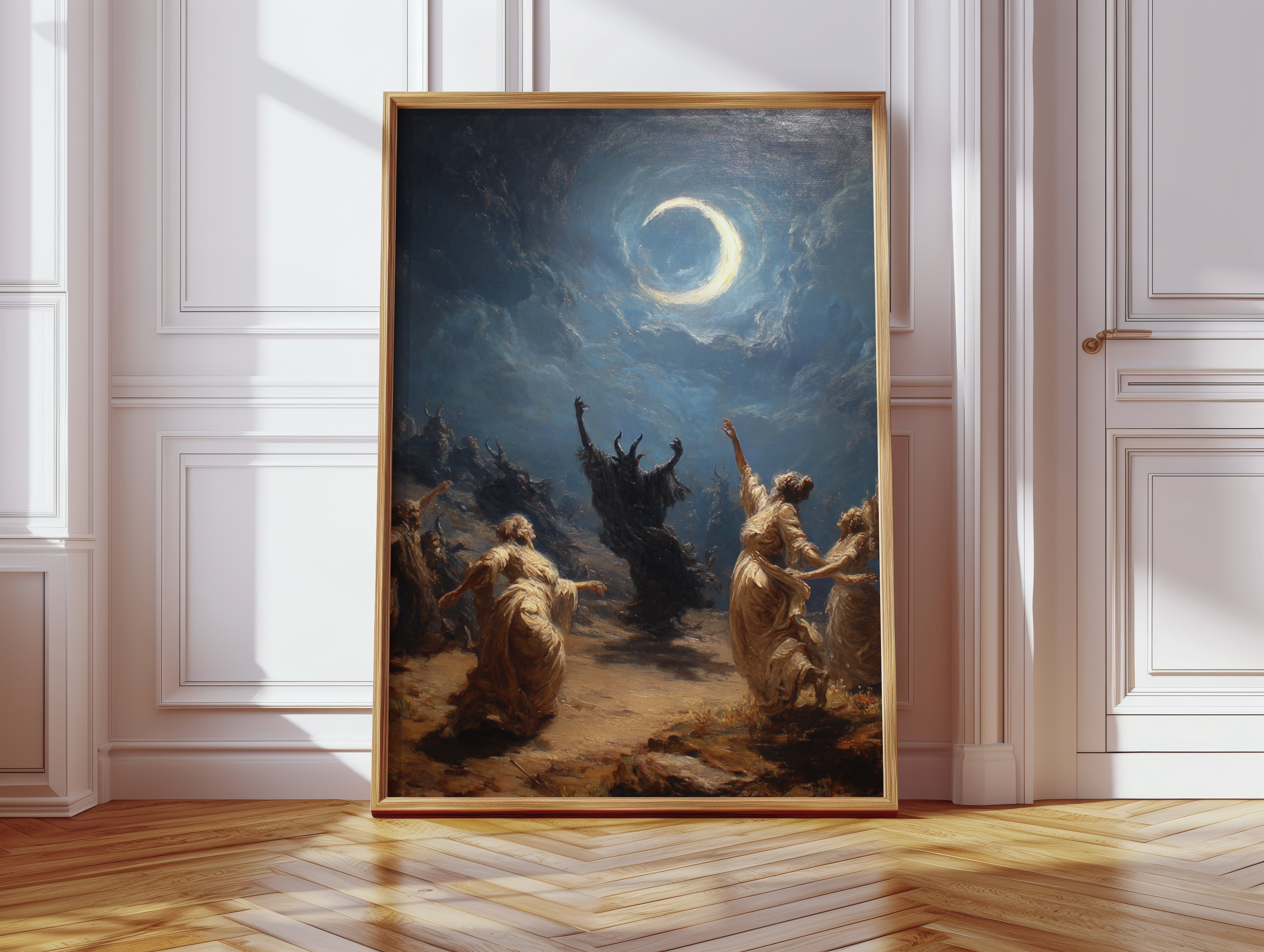 Beneath the Moonlit Embrace