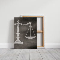 Balance Whispers in Chalk and Shadow