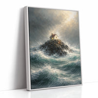Solitary Beacon Withstands Tempest's Fury