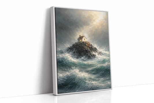 Solitary Beacon Withstands Tempest's Fury