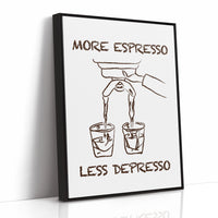 Coffee Wisdom Flows In Brown Lines
