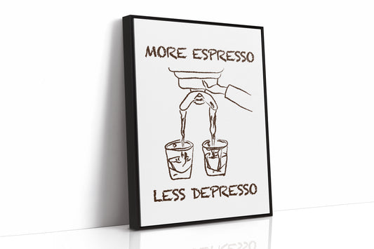 Coffee Wisdom Flows In Brown Lines