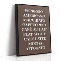 Barista Poetry In Chocolate Brown