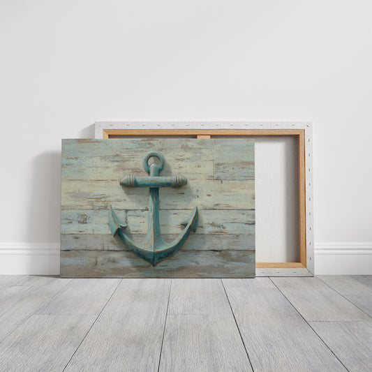 Weathered Blue Holds Coastal Memory