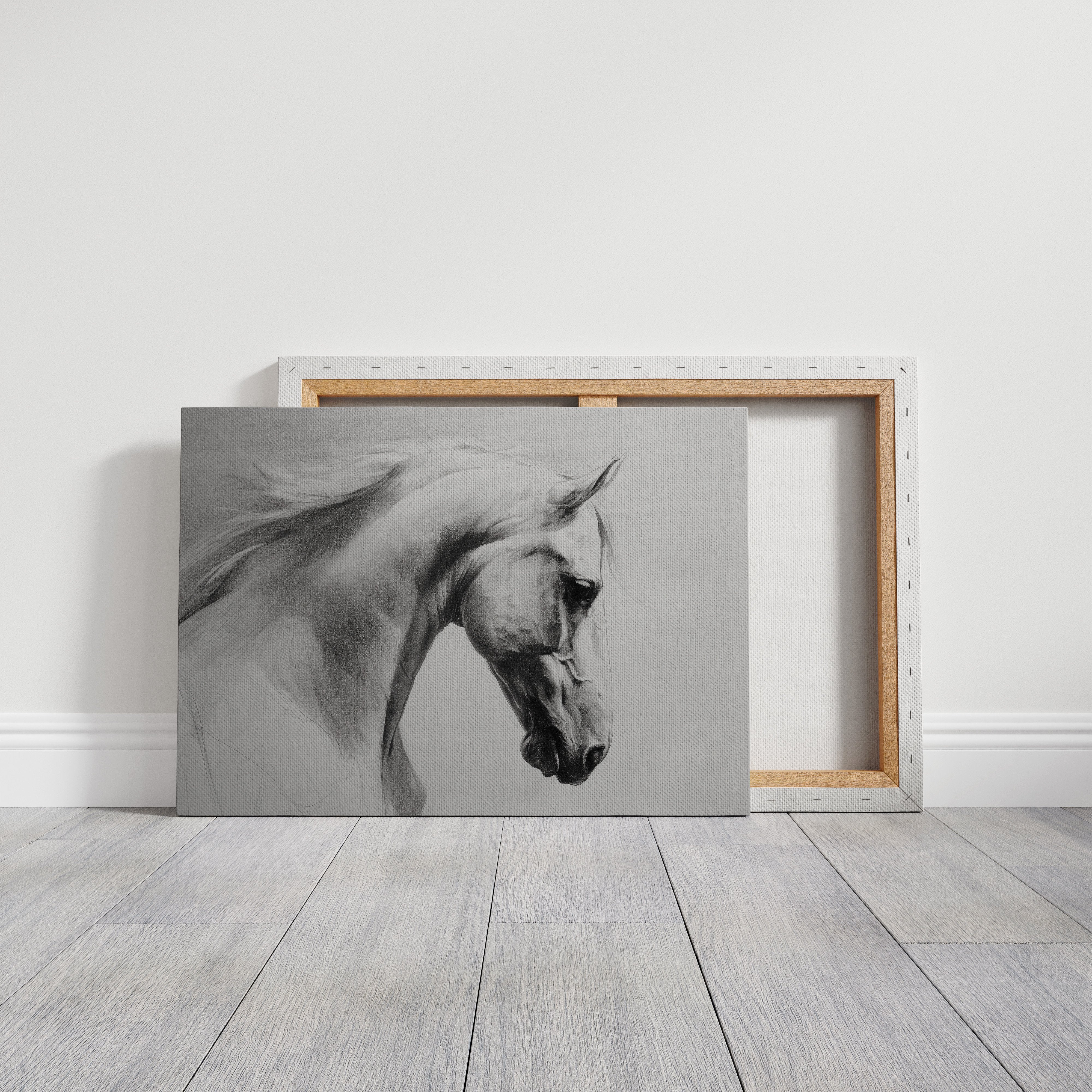 Silent Strength In Charcoal Tones