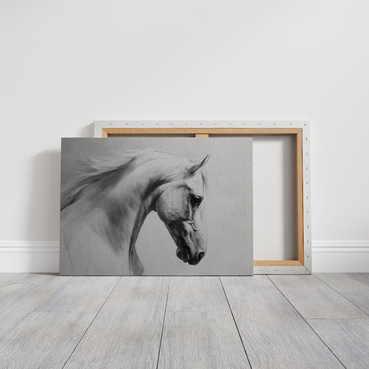 Silent Strength In Charcoal Tones