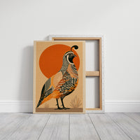 Desert Quail at Sunrise