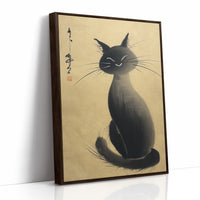 Midnight Cat Grins At Dawn