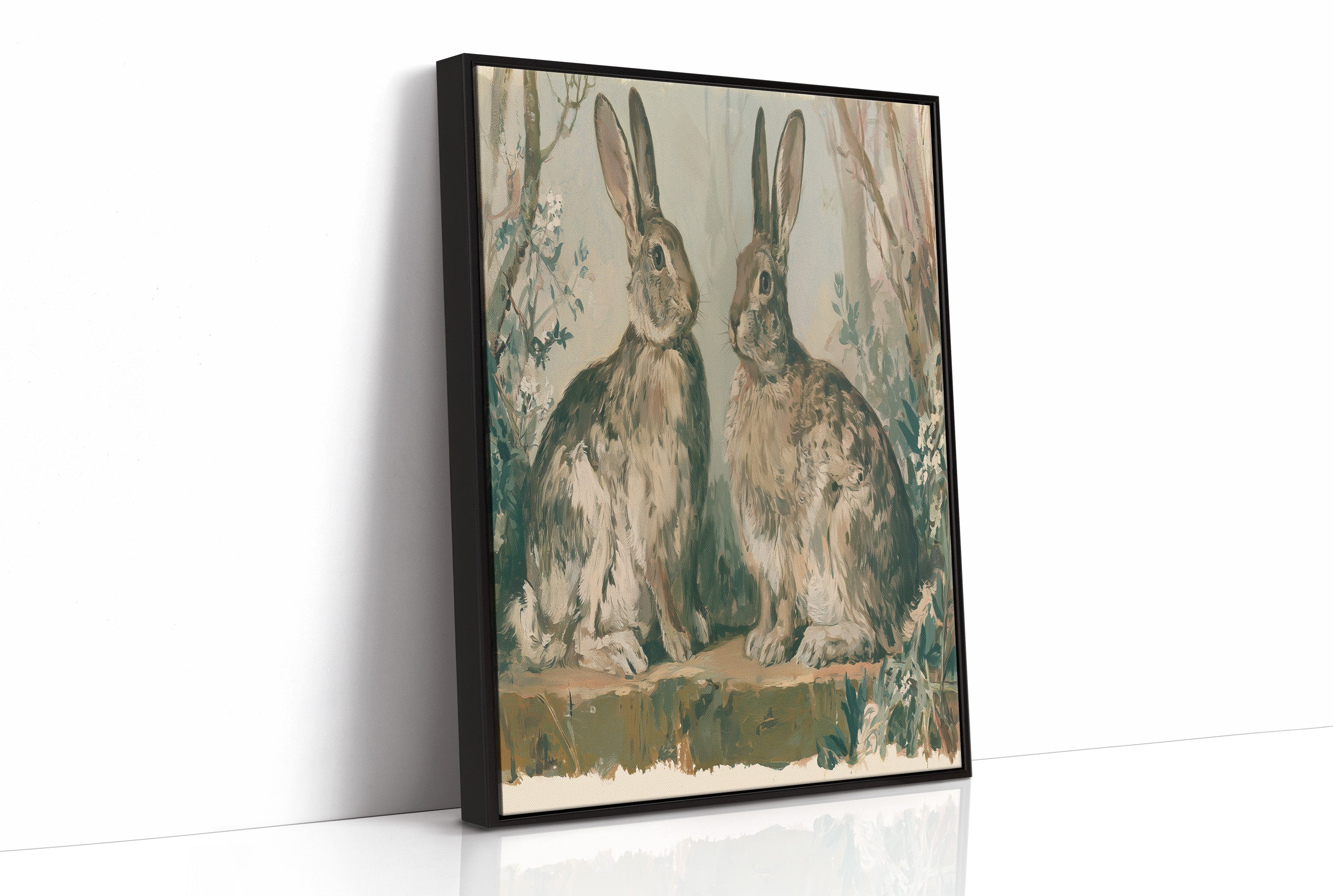 Two Hares, One Thicket