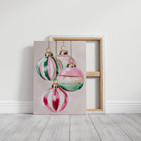 Pastel Ornaments Dancing in Light