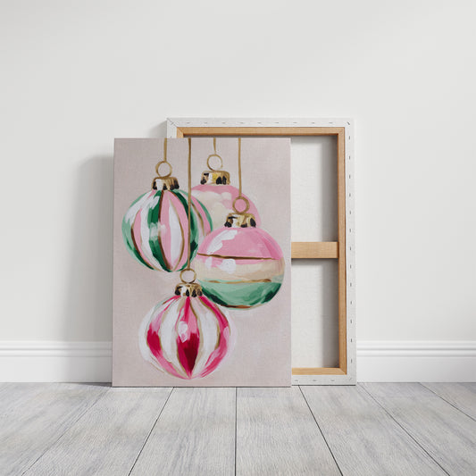 Pastel Ornaments Dancing in Light