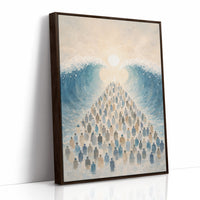 Exodus Through Parted Waters