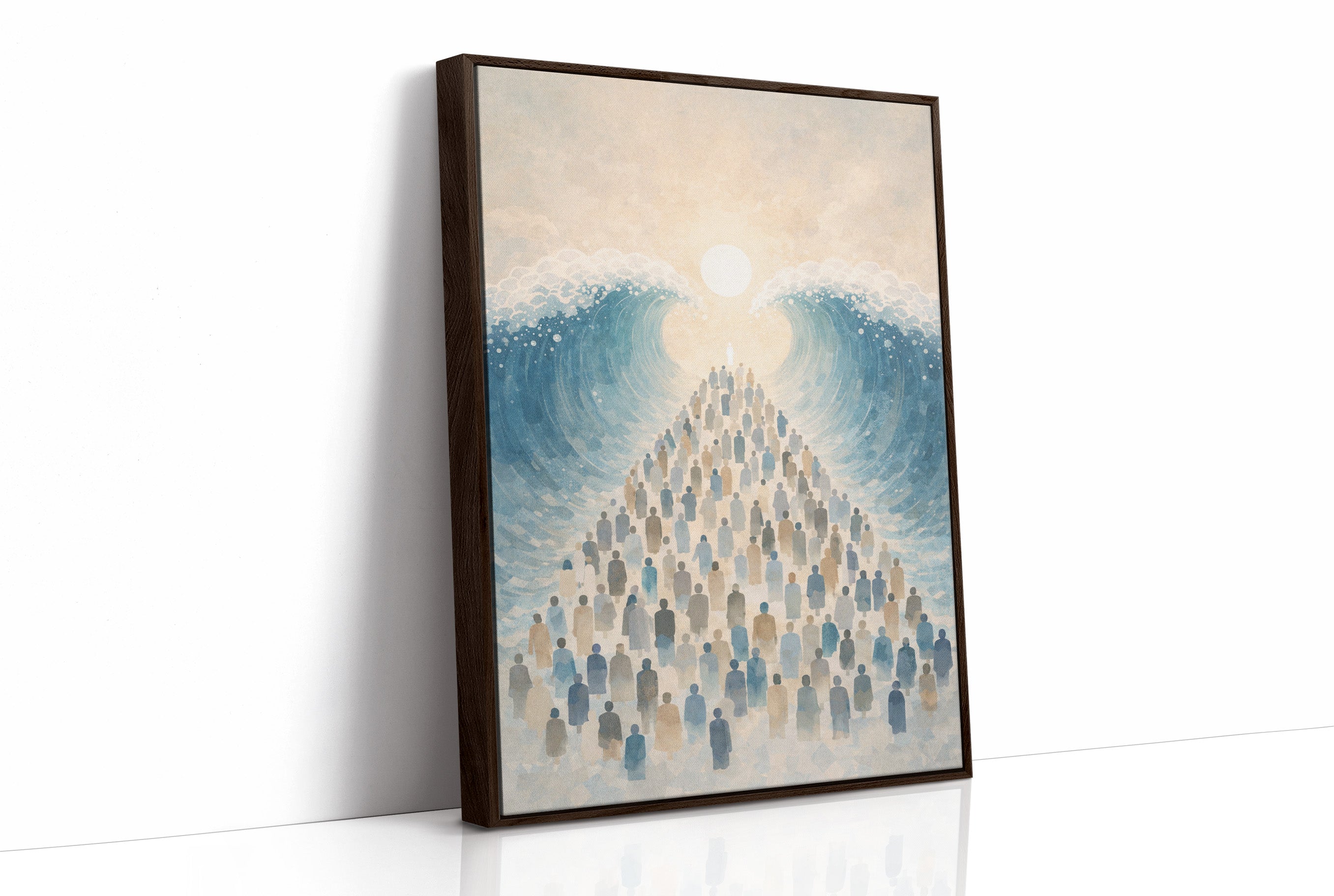 Exodus Through Parted Waters