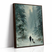 Father, Son, and a Sled