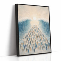 Exodus Through Parted Waters
