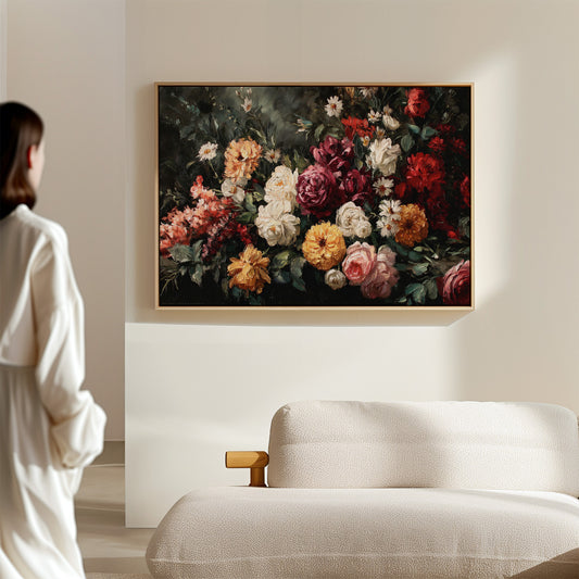 Blooms Dance In Velvet Darkness