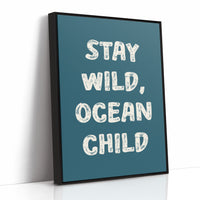 Ocean Letters Carved In Morning