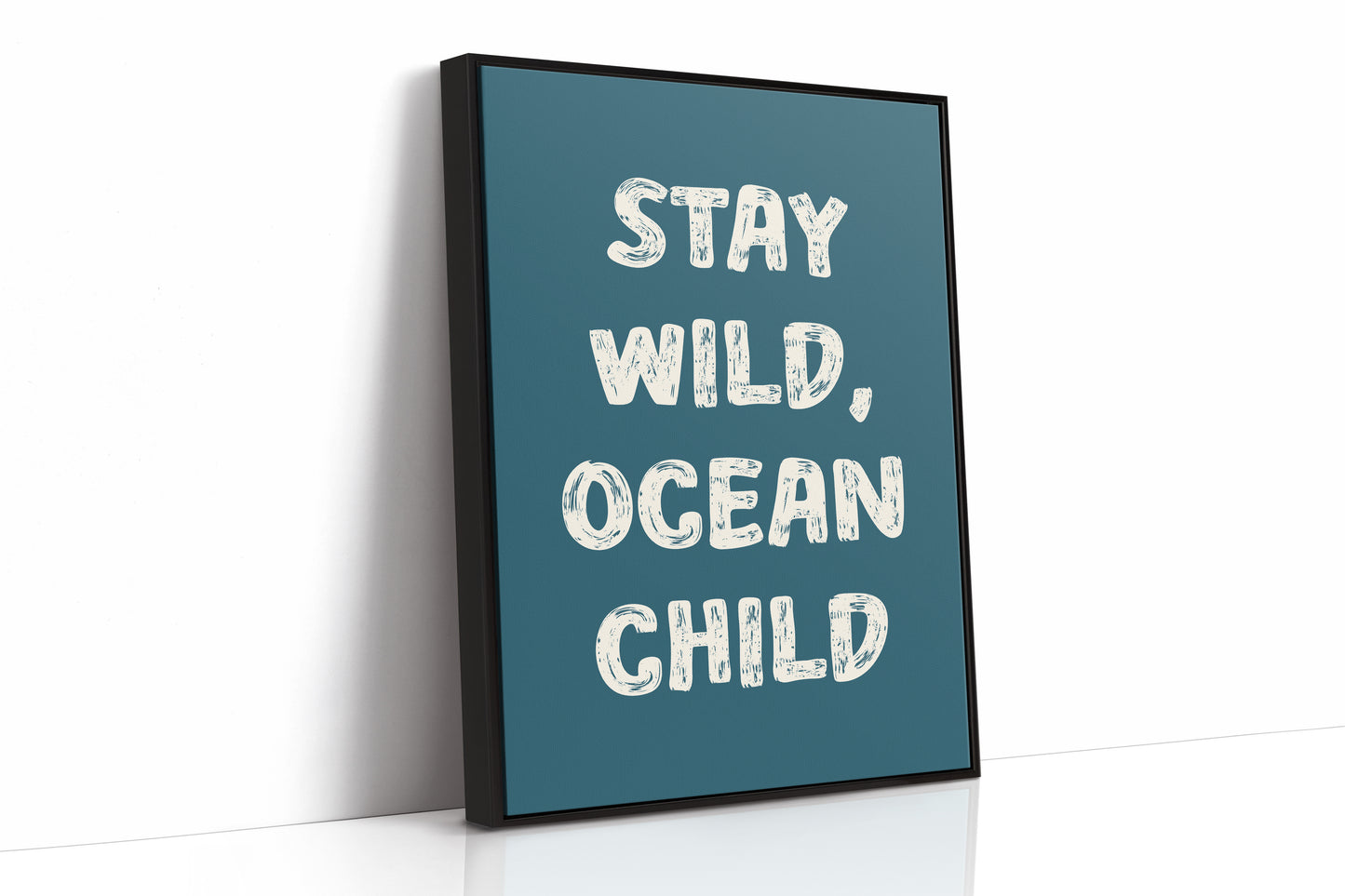 Ocean Letters Carved In Morning