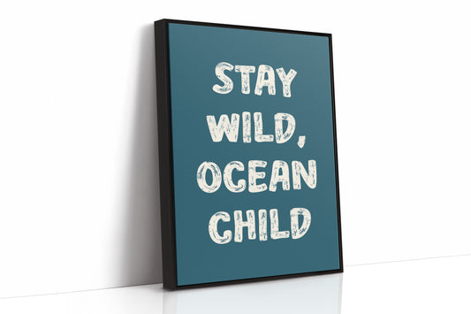 Ocean Letters Carved In Morning