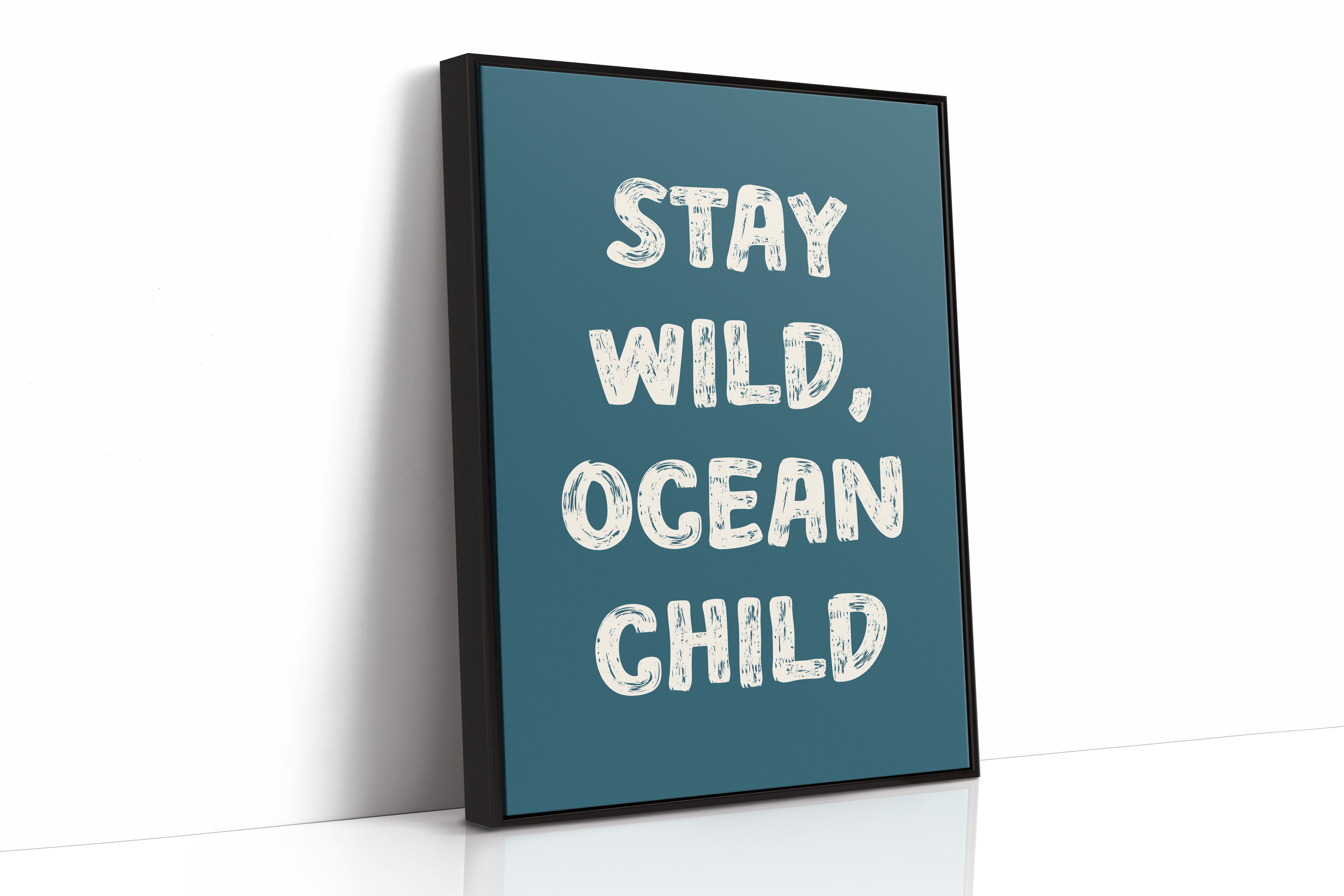 Ocean Letters Carved In Morning