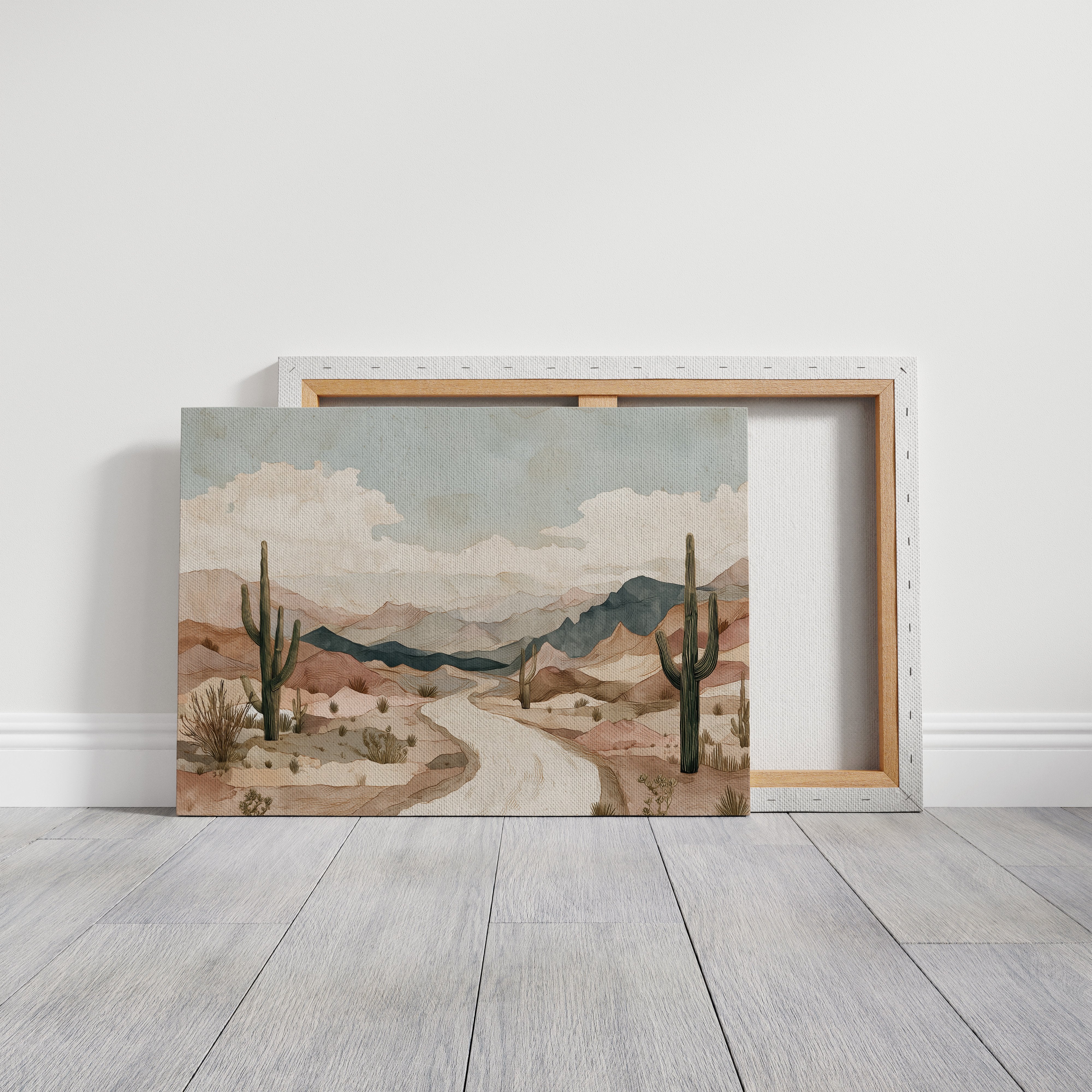 Winding Path Through Painted Hills