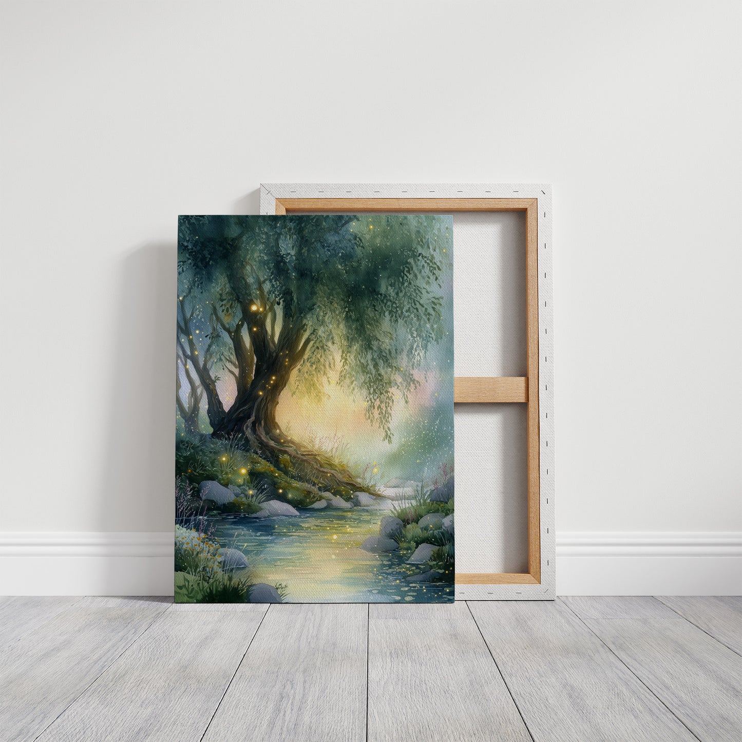 Fireflies Gather At Twilight Creek