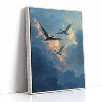 Dragons Soar Through Twilight Skies