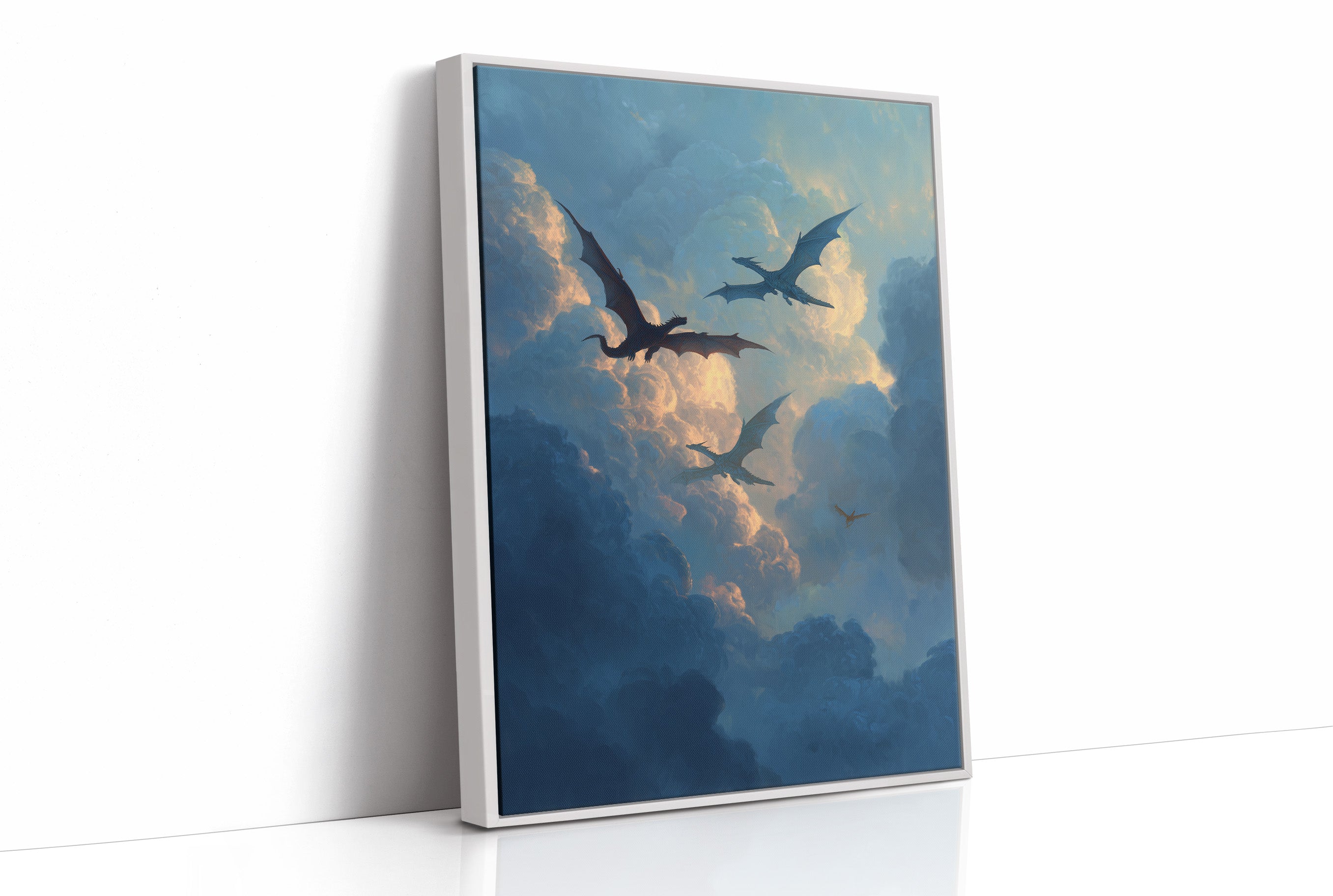 Dragons Soar Through Twilight Skies