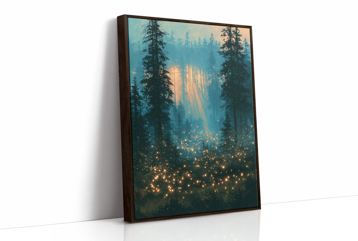 Whole Forest Floor Lit Up Like a Circuit Board