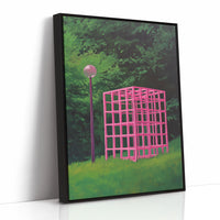 Pink Geometry Dreams In Green