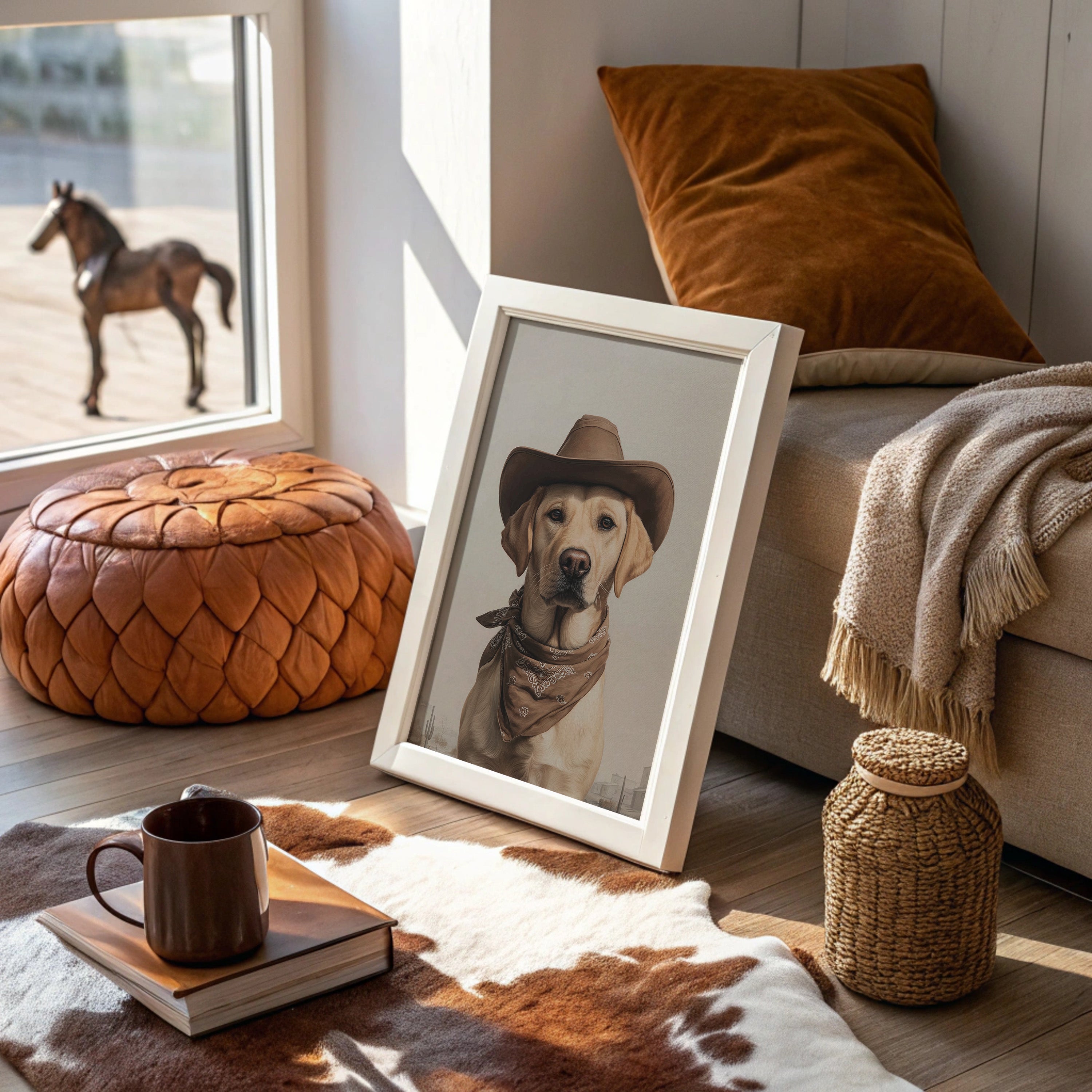 Ranch Dog Wears Grandpa's Old Bandana