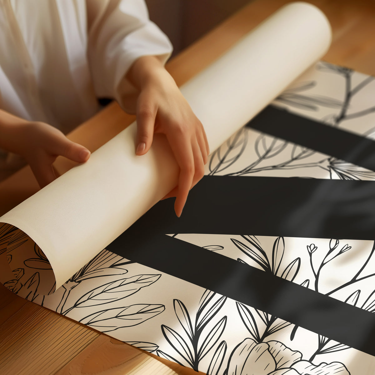 Botanical Letter N Monogram