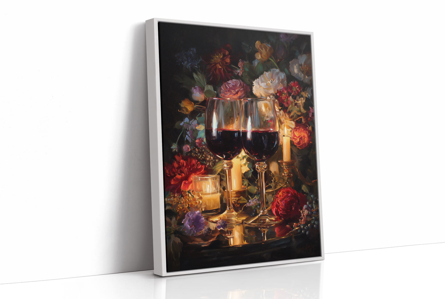Velvet Hour Between Rose Petals