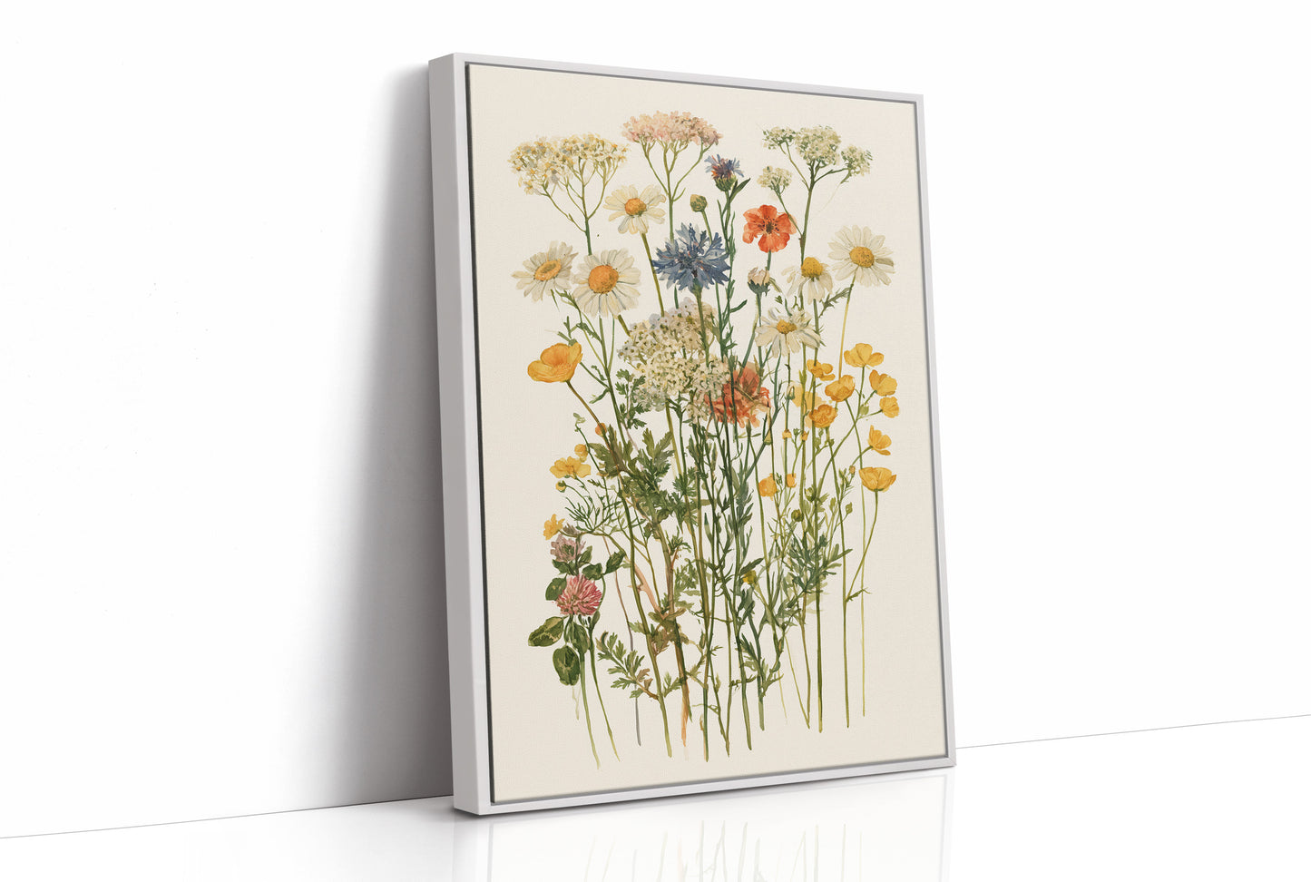 Meadow Row In Watercolor