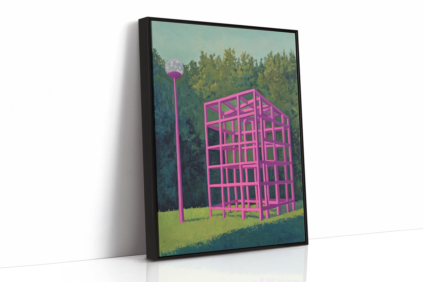 Pink Geometry Dreams In Forest