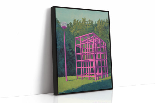 Pink Geometry Dreams In Forest