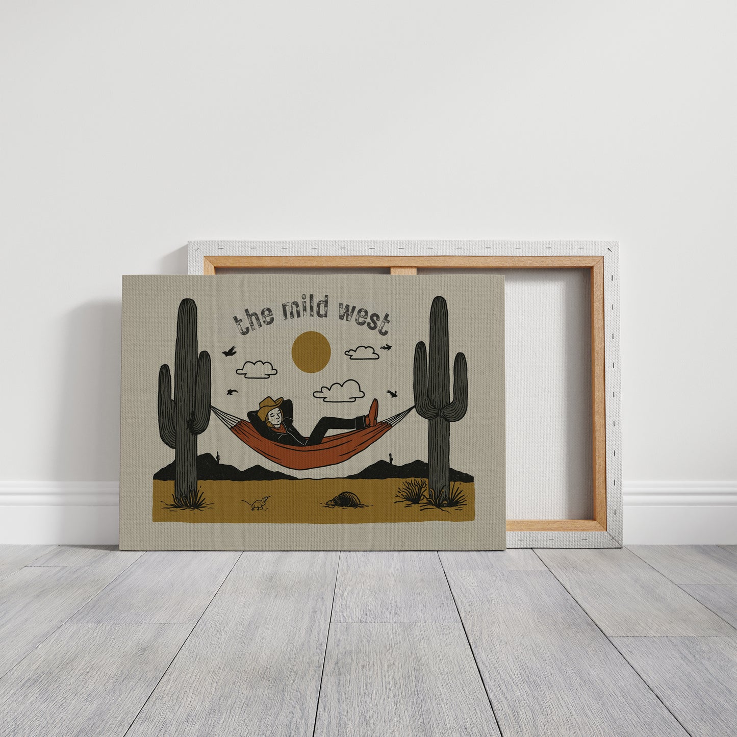 Saguaros Share Their Afternoon Peace