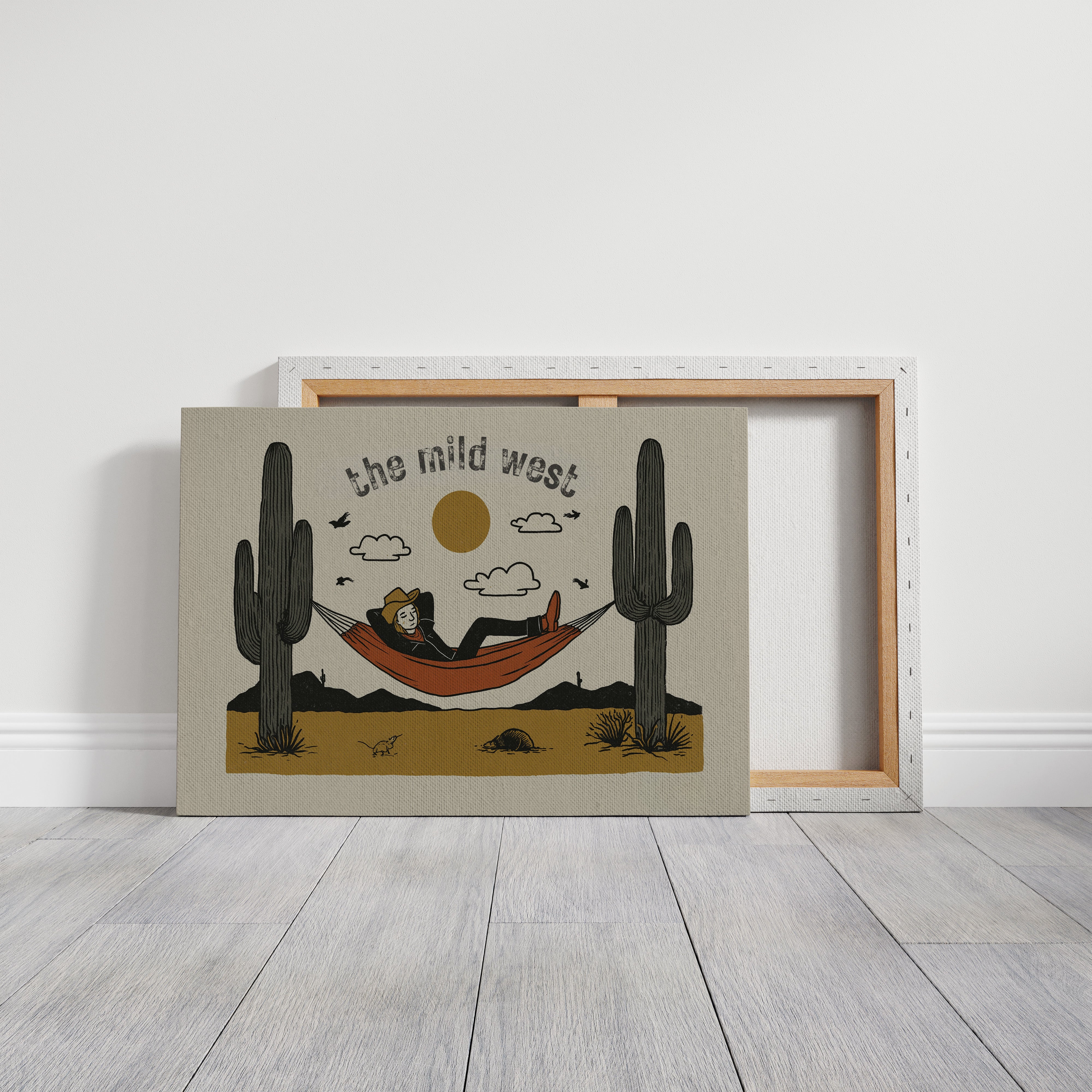 Saguaros Share Their Afternoon Peace