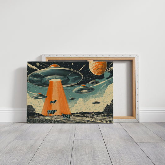 Cosmic Cows Under Orange Beams