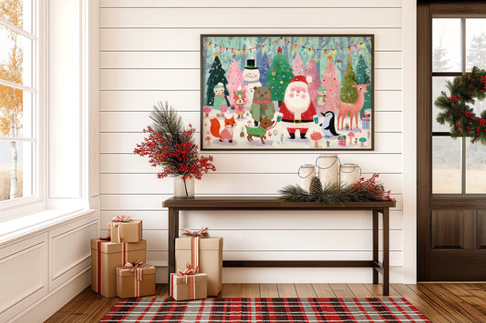 Forest Friends Share Holiday Magic Together