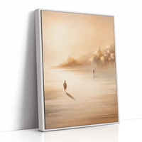 Ethereal Journey Through Amber Waters