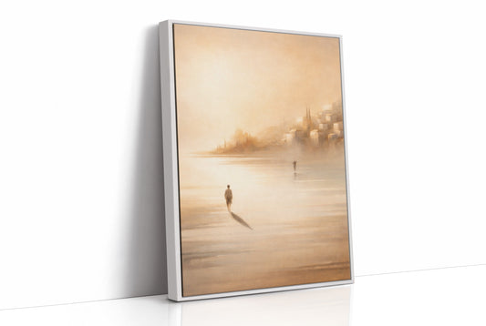 Ethereal Journey Through Amber Waters