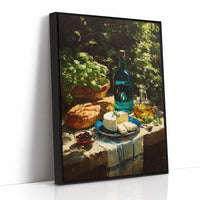 Cheese and Basil in Shade