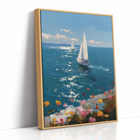 Where the Cliffs Bloom Toward Open Water