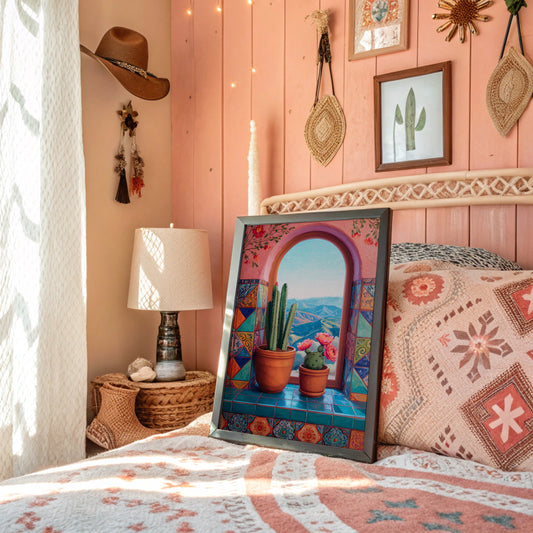 Saguaros Through Spanish Archways Dream