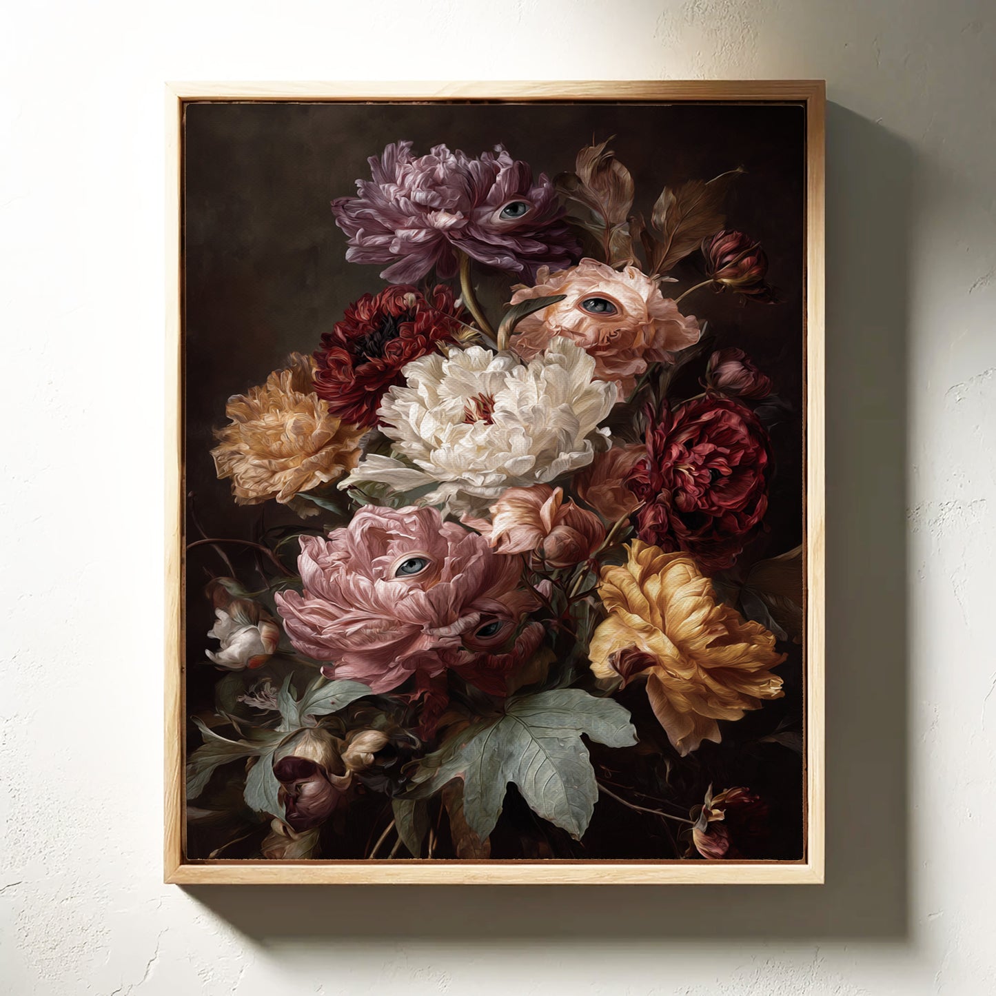 Gaze Among Petals' Secrets
