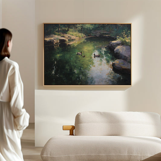 Mallards Find Their Secret Pool