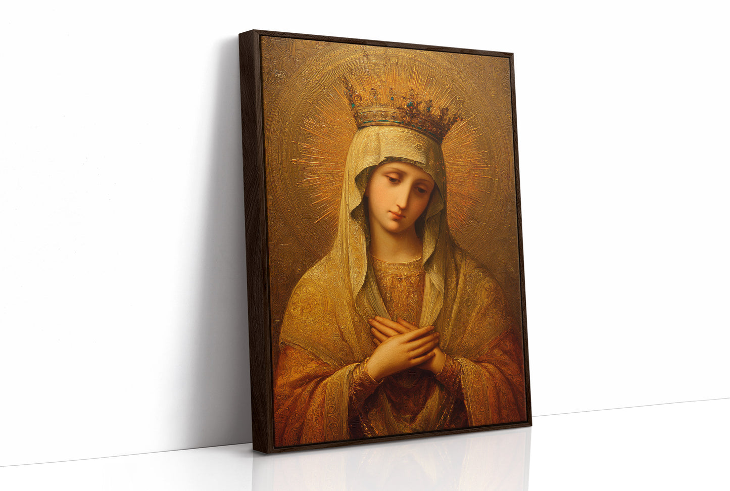 Radiant Devotion in Golden Hues