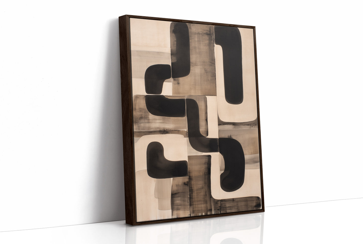 Modern Paths Cross In Neutral Light