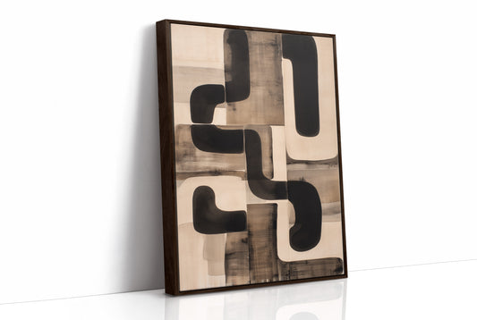 Modern Paths Cross In Neutral Light